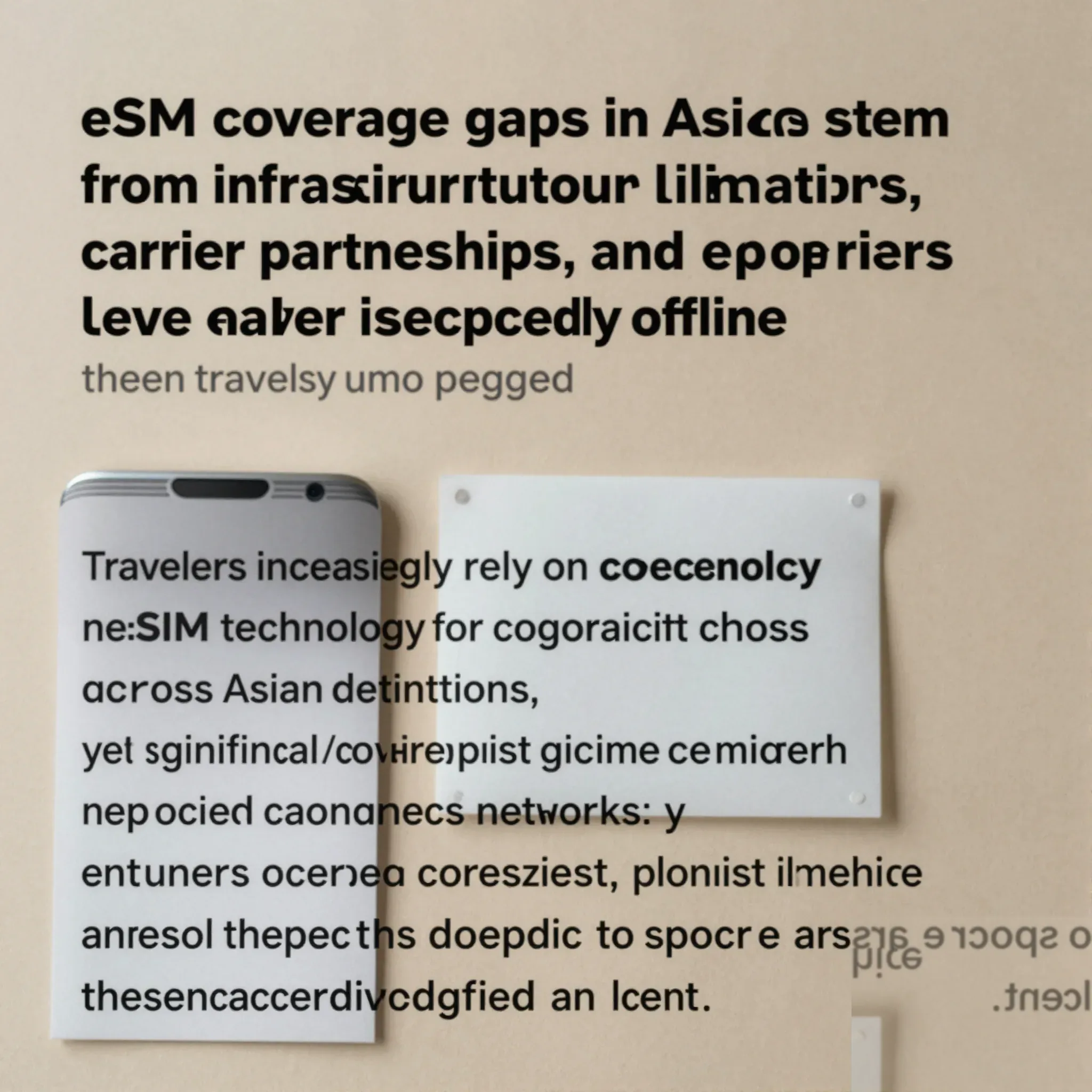 eSIM Coverage in Asia: The Coverage Gaps That Catch Travelers Off Guard